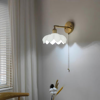 Lotus Applique Murale Verre Art Nordique Orientable