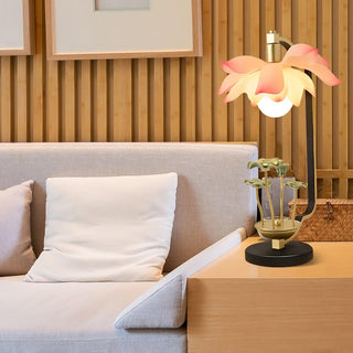 Olivia Lampe de Table en Céramique Naturelle