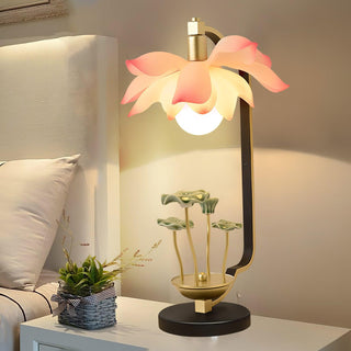 Olivia Lampe de Table en Céramique Naturelle