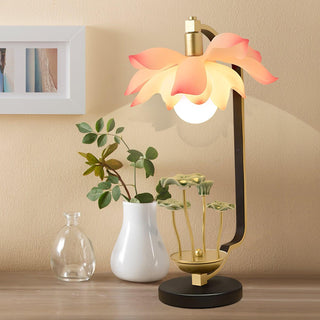 Olivia Lampe de Table en Céramique Naturelle