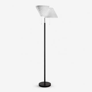 Louver Floor Lamp-Neutral Decor