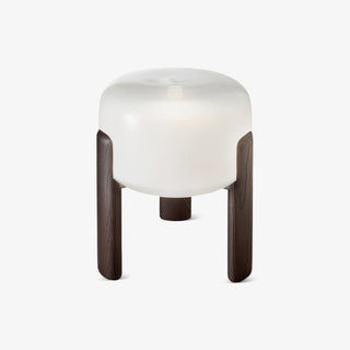 Elden Lampe de Table en Bois Et Verre