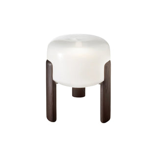 Elden Lampe de Table en Bois Et Verre