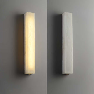 Irina Cylindrique Albâtre Luminaire Mural
