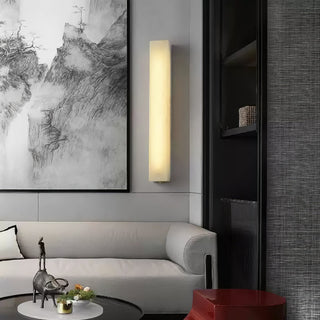 Irina Cylindrique Albâtre Luminaire Mural