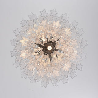 Aurora Lustre Transparent Verre Multi-Étage Cristal Lueur