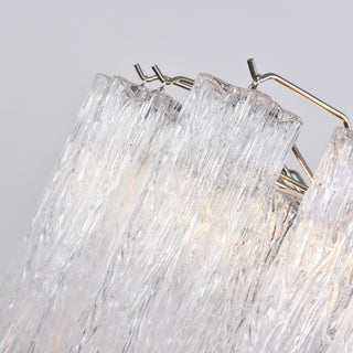 Aurora Lustre Transparent Verre Multi-Étage Cristal Lueur
