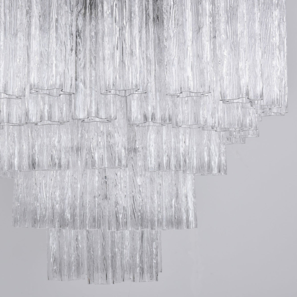 Elvira Lustre Transparent Verre Multi-Étage Cristal Lueur