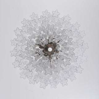 Aurora Lustre Transparent Verre Multi-Étage Cristal Lueur