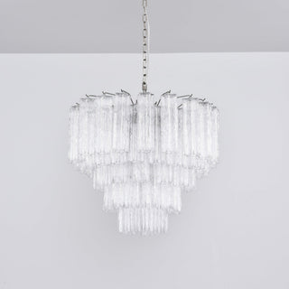 Aurora Lustre Transparent Verre Multi-Étage Cristal Lueur
