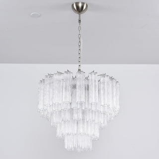 Aurora Lustre Transparent Verre Multi-Étage Cristal Lueur