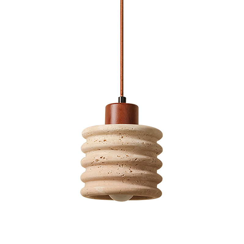 Burlat Pendant Light Travertine-Neutral Decor