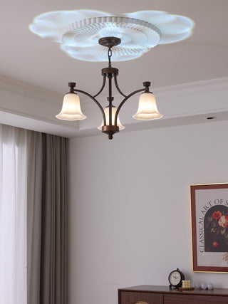 Viloros Lustre Verre Cloche Premium Traditionnel