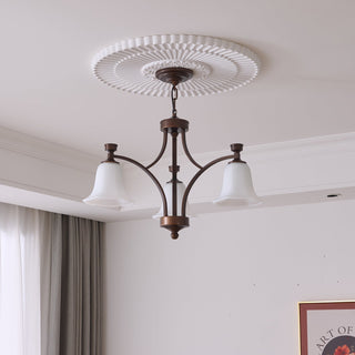 Viloros Lustre Verre Cloche Premium Traditionnel