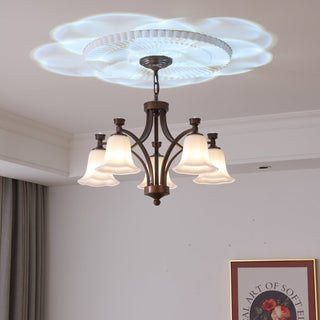 Viloros Lustre Verre Cloche Premium Traditionnel