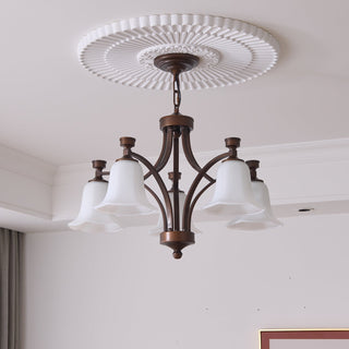 Viloros Lustre Verre Cloche Premium Traditionnel
