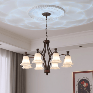 Viloros Lustre Verre Cloche Premium Traditionnel