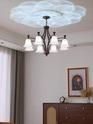Viloros Lustre Verre Cloche Premium Traditionnel
