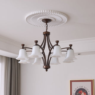 Viloros Lustre Verre Cloche Premium Traditionnel