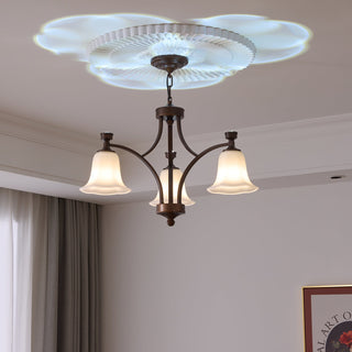 Viloros Lustre Verre Cloche Premium Traditionnel