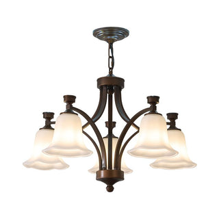 Viloros Lustre Verre Cloche Premium Traditionnel