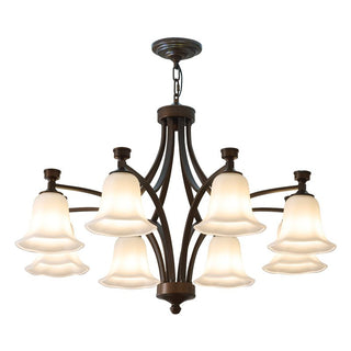 Viloros Lustre Verre Cloche Premium Traditionnel