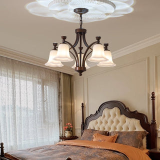 Viloros Lustre Verre Cloche Premium Traditionnel