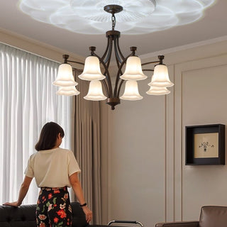 Viloros Lustre Verre Cloche Premium Traditionnel