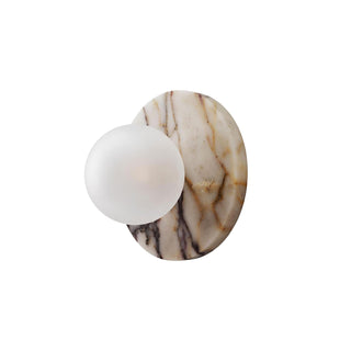 Arthaen Applique Murale Travertin Marbre Flushmount Minimaliste Moderne