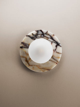 Arthaen Applique Murale Travertin Marbre Flushmount Minimaliste Moderne