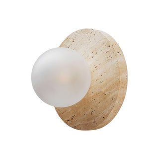 Arthaen Applique Murale Travertin Marbre Flushmount Minimaliste Moderne