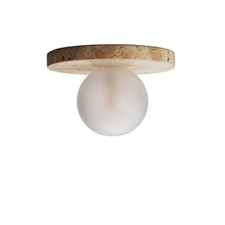 Arthaen Applique Murale Travertin Marbre Flushmount Minimaliste Moderne