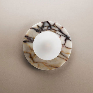 Arthaen Applique Murale Travertin Marbre Flushmount Minimaliste Moderne