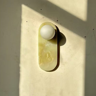 Syraeia Applique Murale Marbre Jade Minimaliste Moderne-Luire