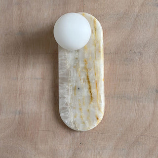 Comarion Applique Murale Marbre Blanc Jade Art Nordic Premium