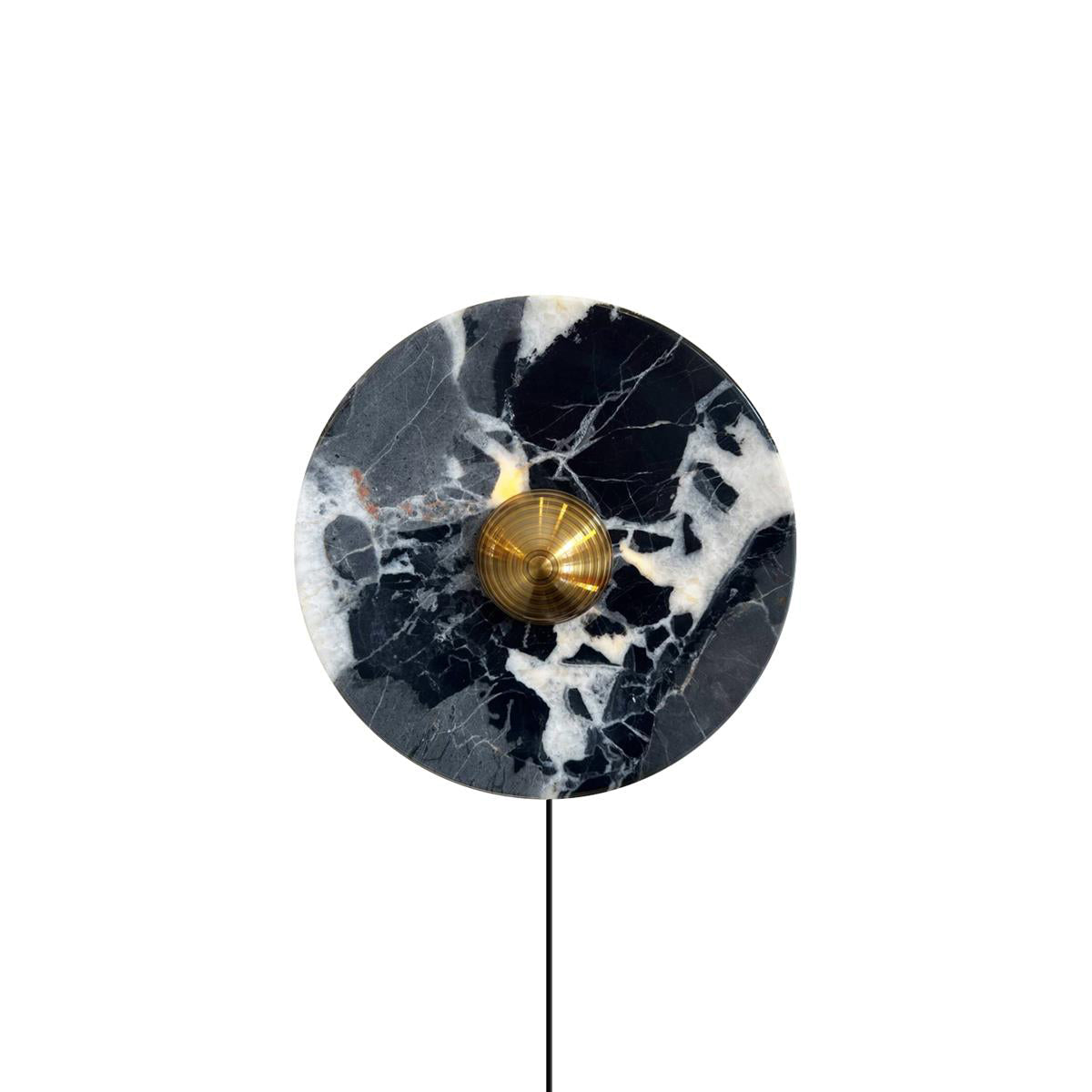 Renise Applique Murale Marbre Métal Art Nordic Plug-In