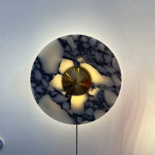 Mydorila Applique Murale Marbre Métal Art Nordic Plug-In