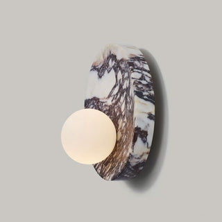 Uphae Applique Murale Ronde Marbre Verre Nordic Premium
