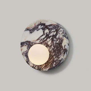 Uphae Applique Murale Ronde Marbre Verre Nordic Premium