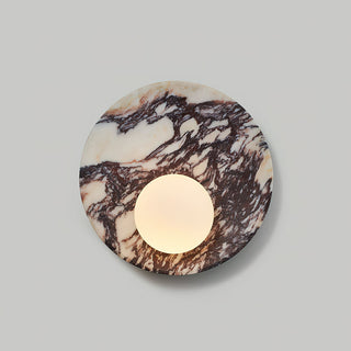 Uphae Applique Murale Ronde Marbre Verre Nordic Premium