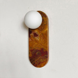 Olnoreth Applique Murale Marbre Verre Art Nordic Premium