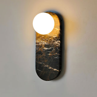 Olnoreth Applique Murale Marbre Verre Art Nordic Premium