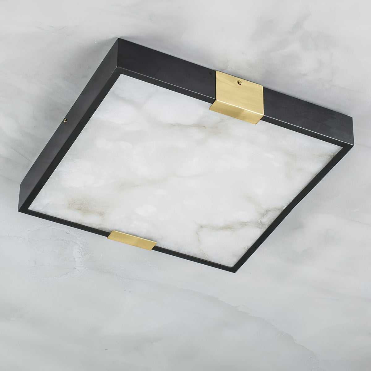 Uphaara Lampe de Plafond Albâtre Minimaliste Moderne
