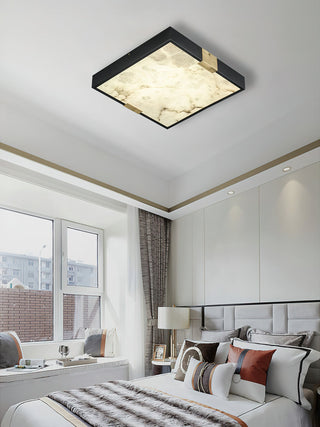 Uphaara Lampe de Plafond Albâtre Minimaliste Moderne