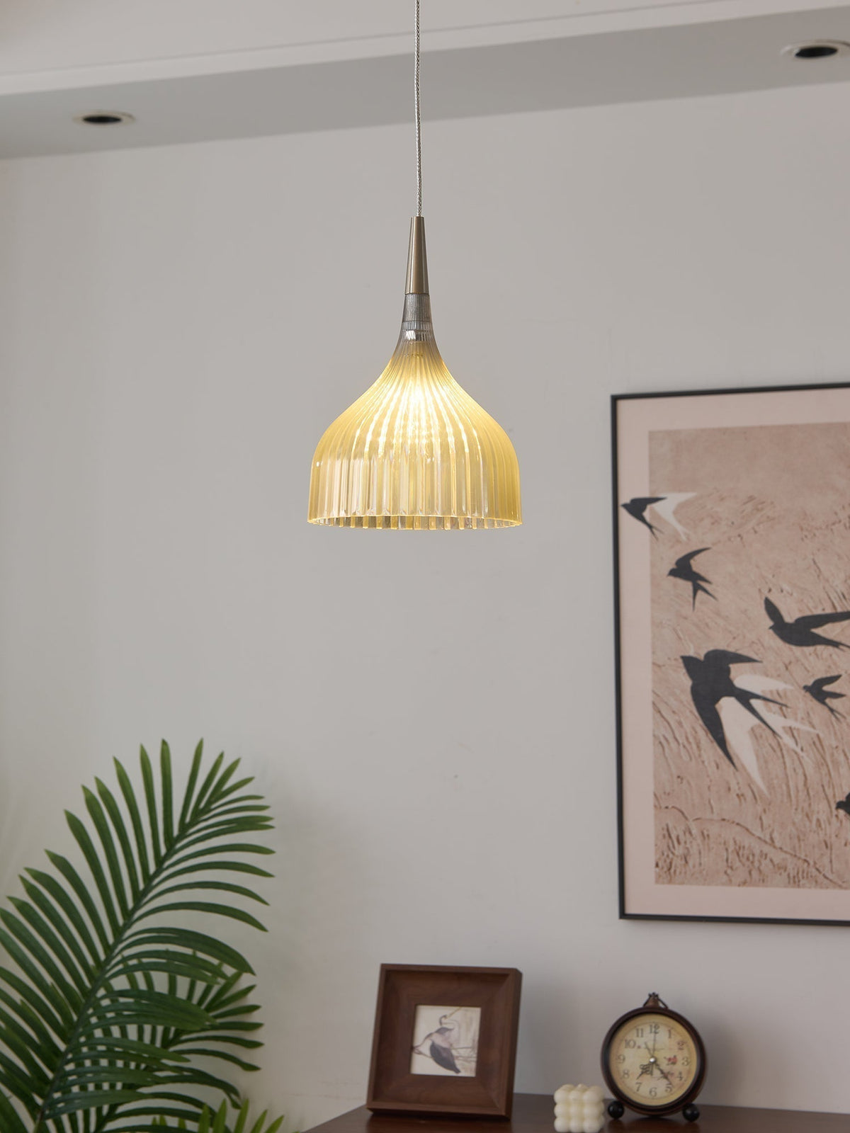 Fiore Suspension Métal Élégante