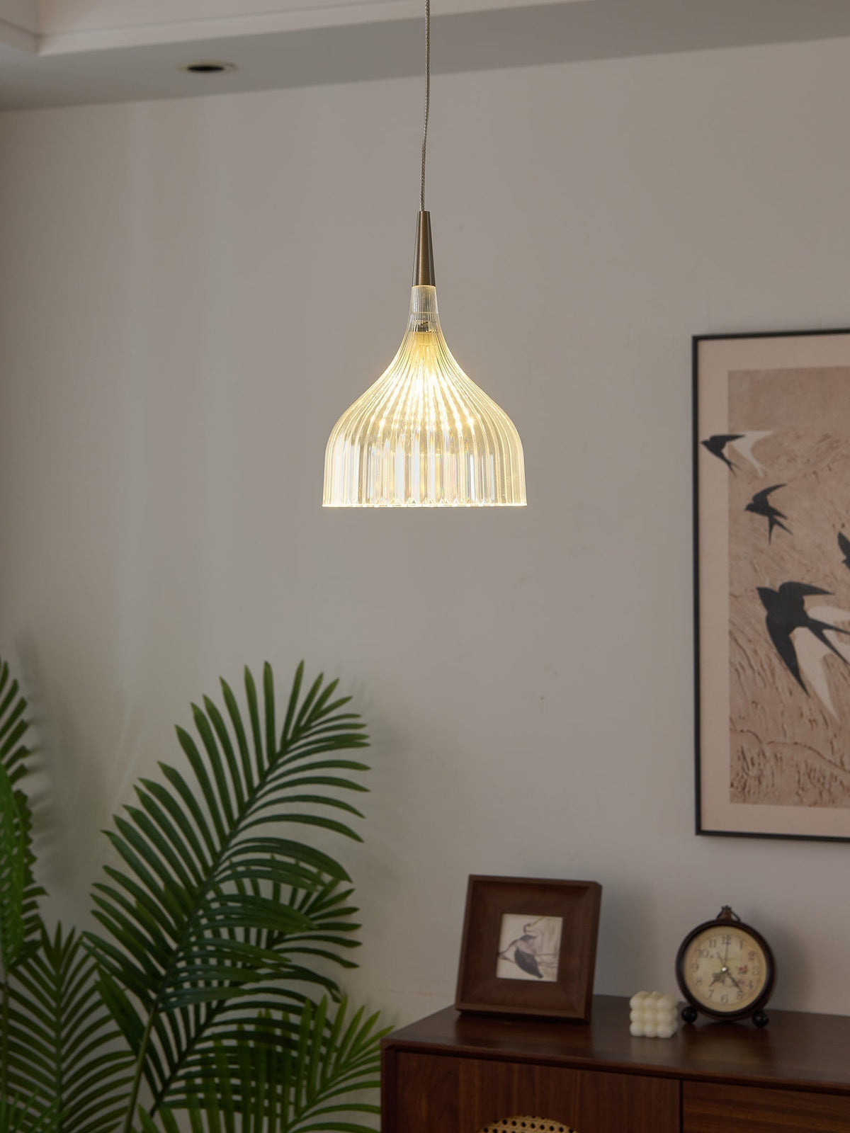 Fiore Suspension Métal Élégante
