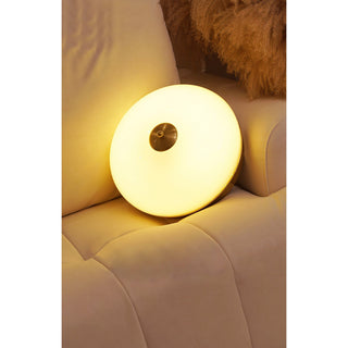 Vatalisra Lampe de Plafond Ronde Métal Verre Minimaliste Moderne