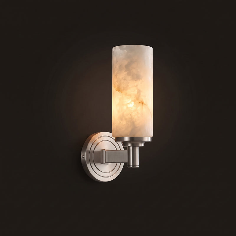 Navenford Applique Murale Cylindrique En Albâtre