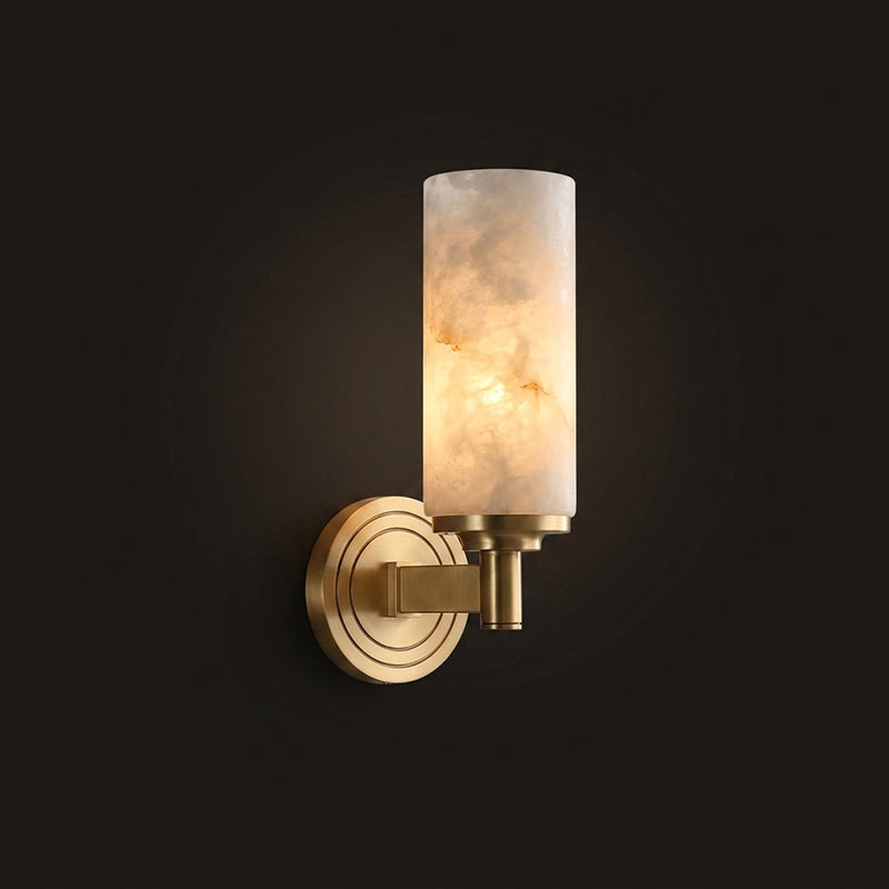 Navenford Applique Murale Cylindrique En Albâtre
