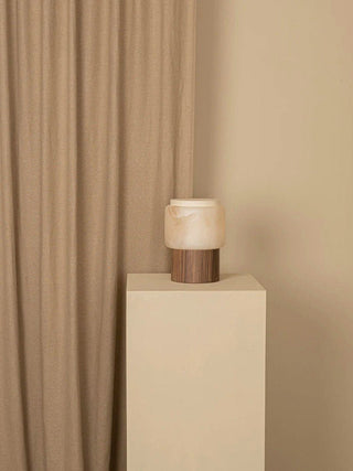 Luma Core Alabaster Table Lamp-Neutral Decor